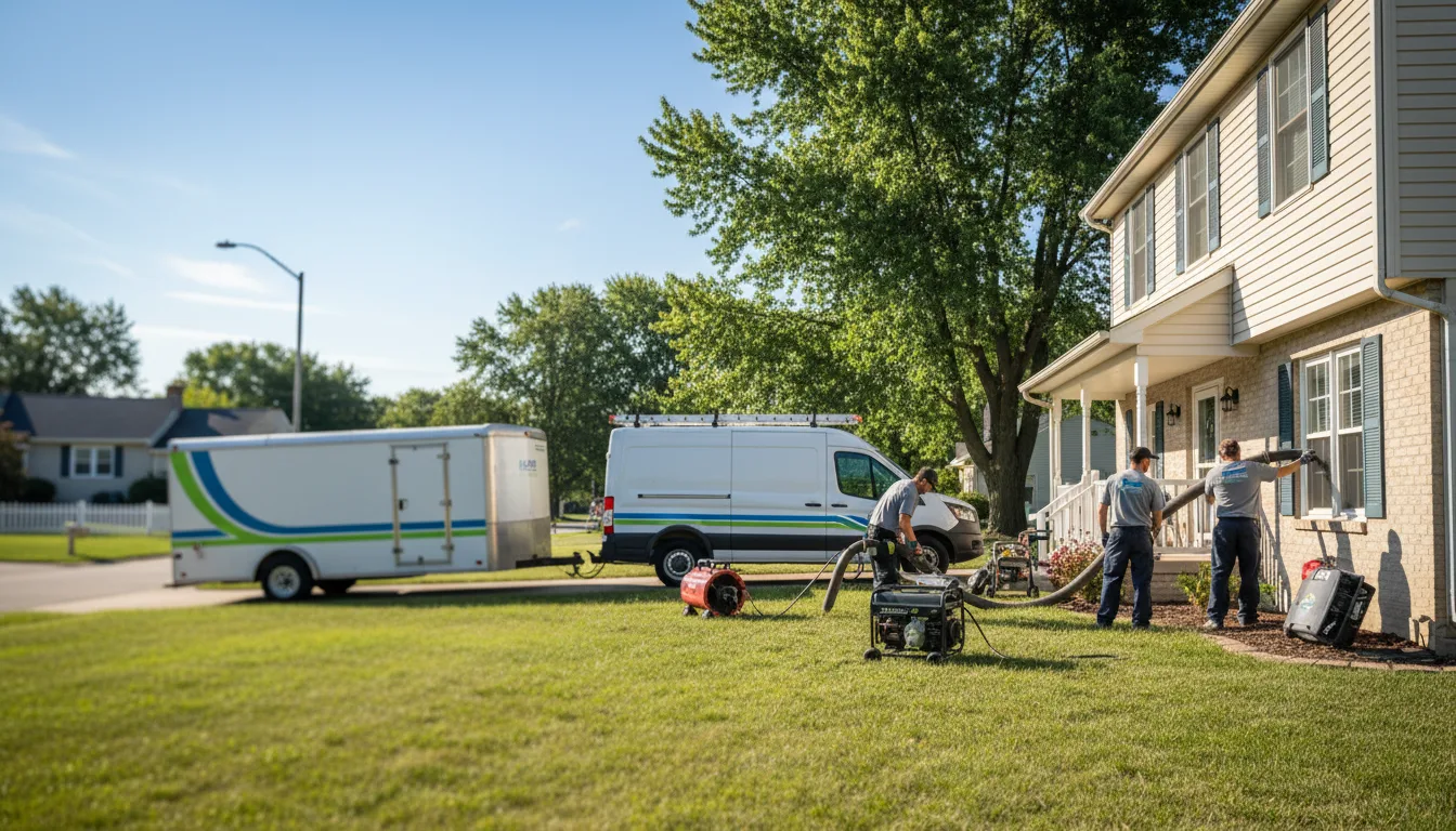 Flooded Basement Restoration And Cleanup With Repair in Fort Calhoun, NE near me